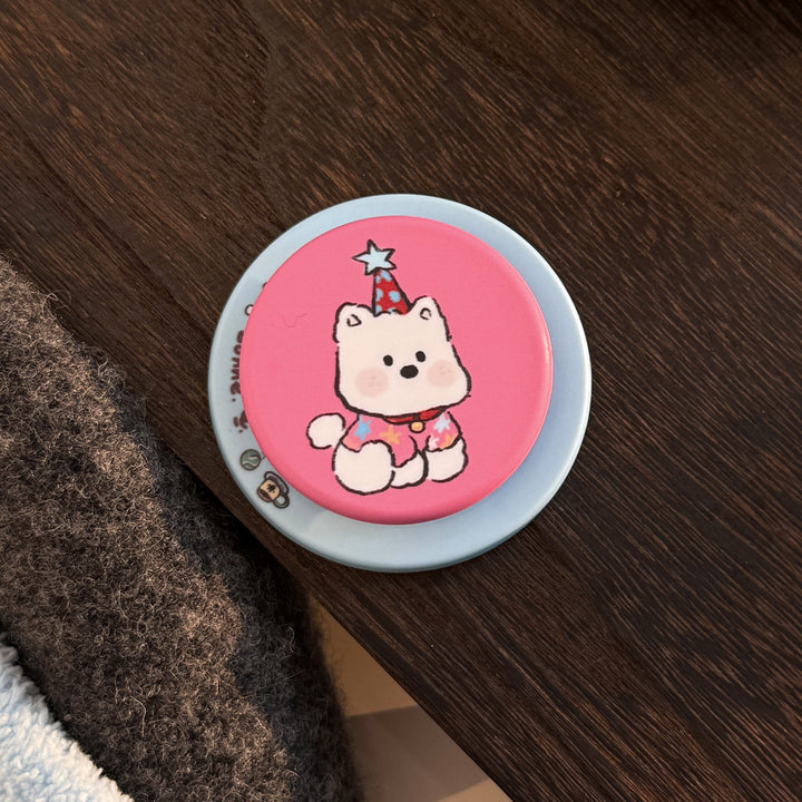 Handy stand with cute dog design Bowlift