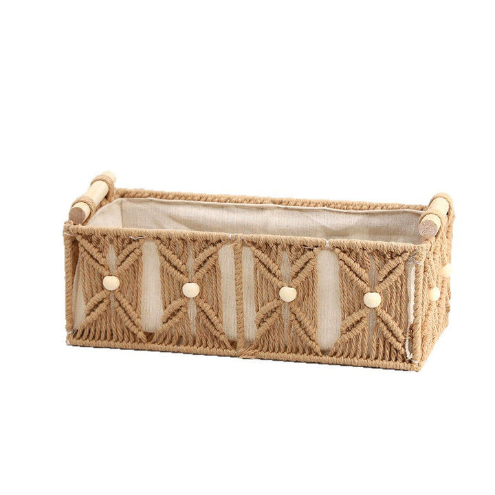 Decorative Macrame Storage Basket Bowlift