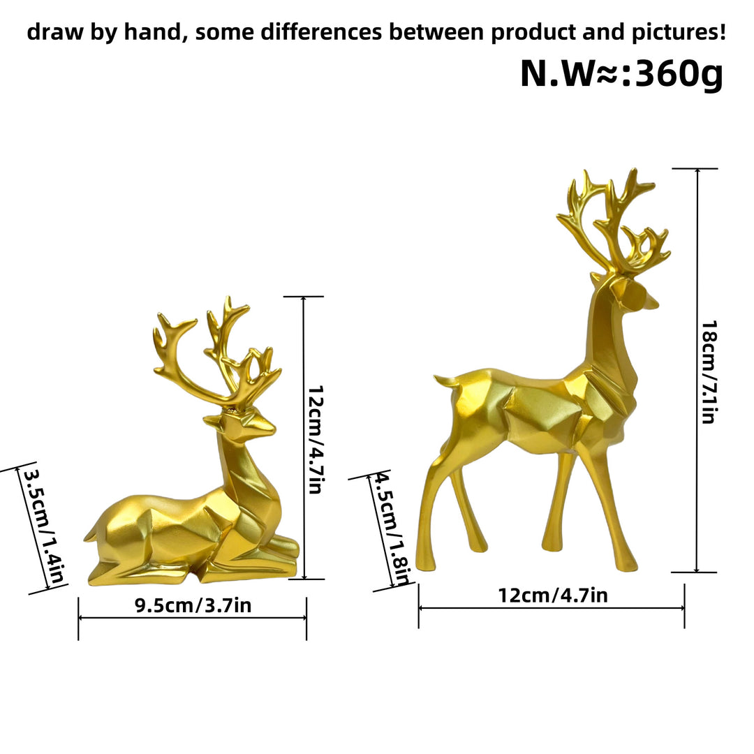 Elegant stag sculpture Bowlift