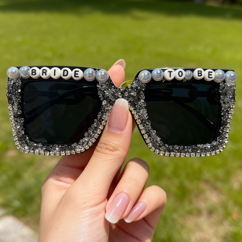 Decorative Bridal Theme Sunglasses Bowlift