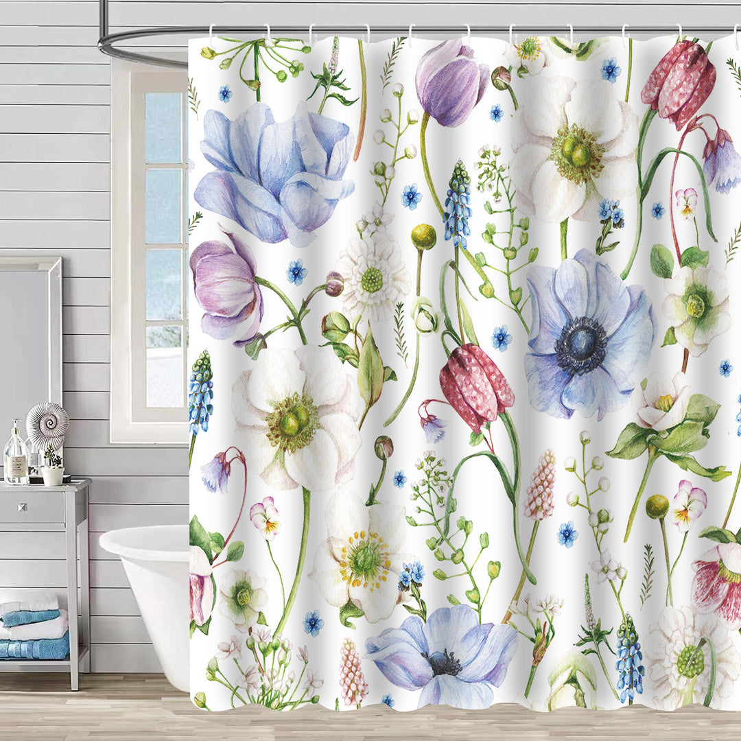 Botanical Garden Shower Curtain Bowlift