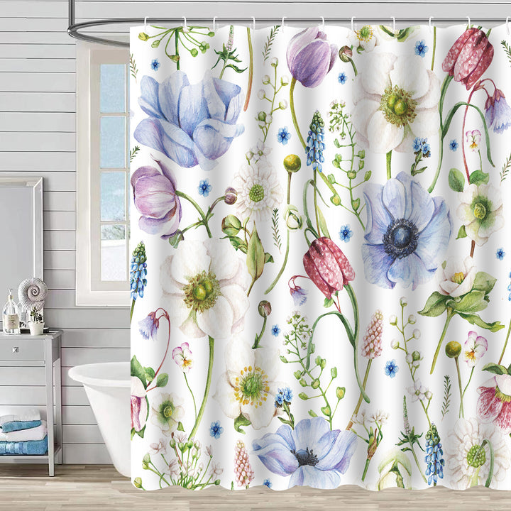 Botanical Garden Shower Curtain Bowlift