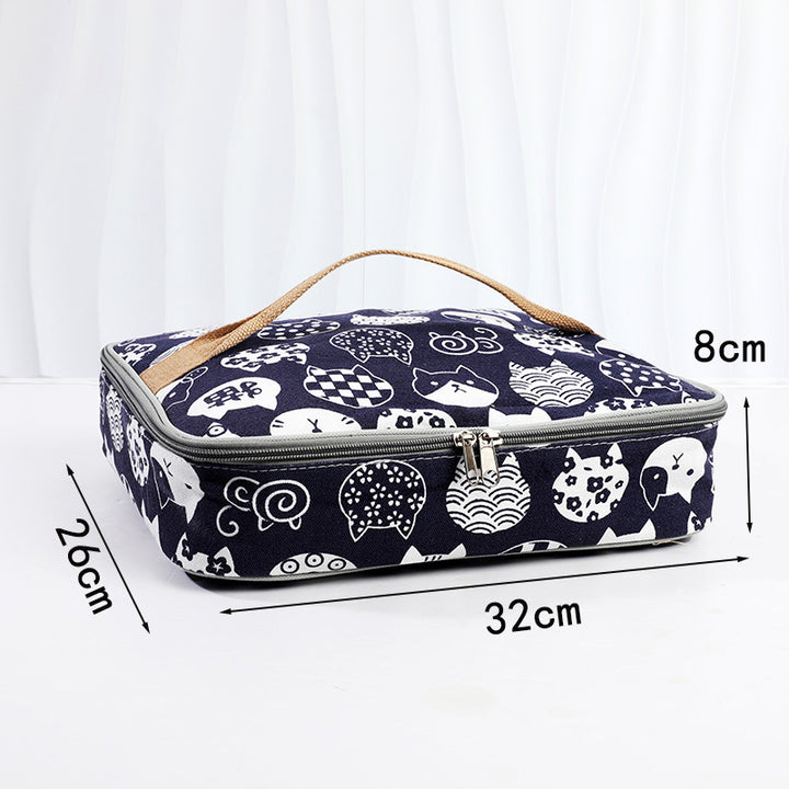 Insulated Animal-Themed Lunch Carrier Bowlift