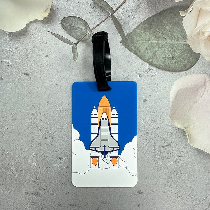 Whimsical Heart Balloon Luggage Tag Bowlift