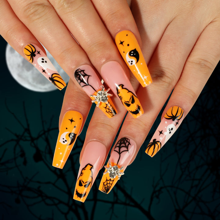 Artificial Halloween Nail Art Bowlift
