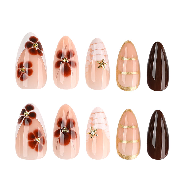 Artful nail art with glamorous accents and elegant embellishments Bowlift