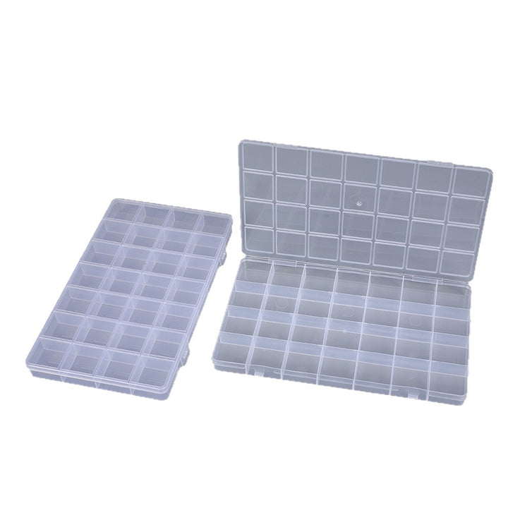 Transparent Multi-Compartment Storage Organizer Box Bowlift