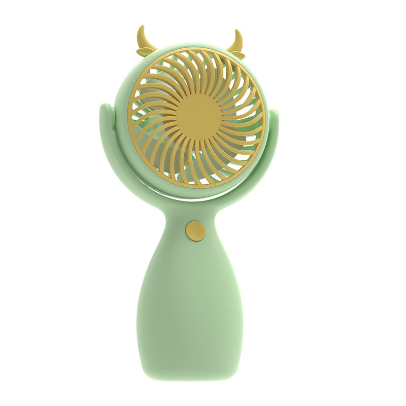 Ladies portable hand fan with funny design Bowlift