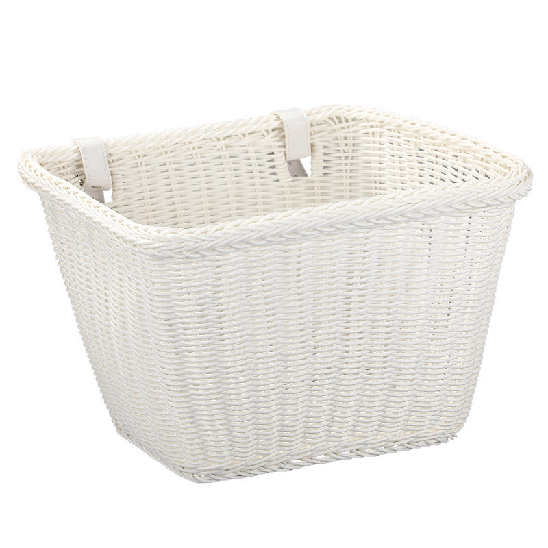 Ladies Versatile Storage Basket with Elegant Leather Handles Bowlift