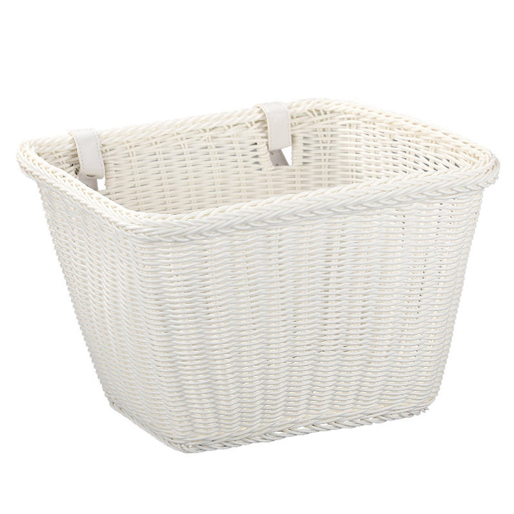Ladies Versatile Storage Basket with Elegant Leather Handles Bowlift