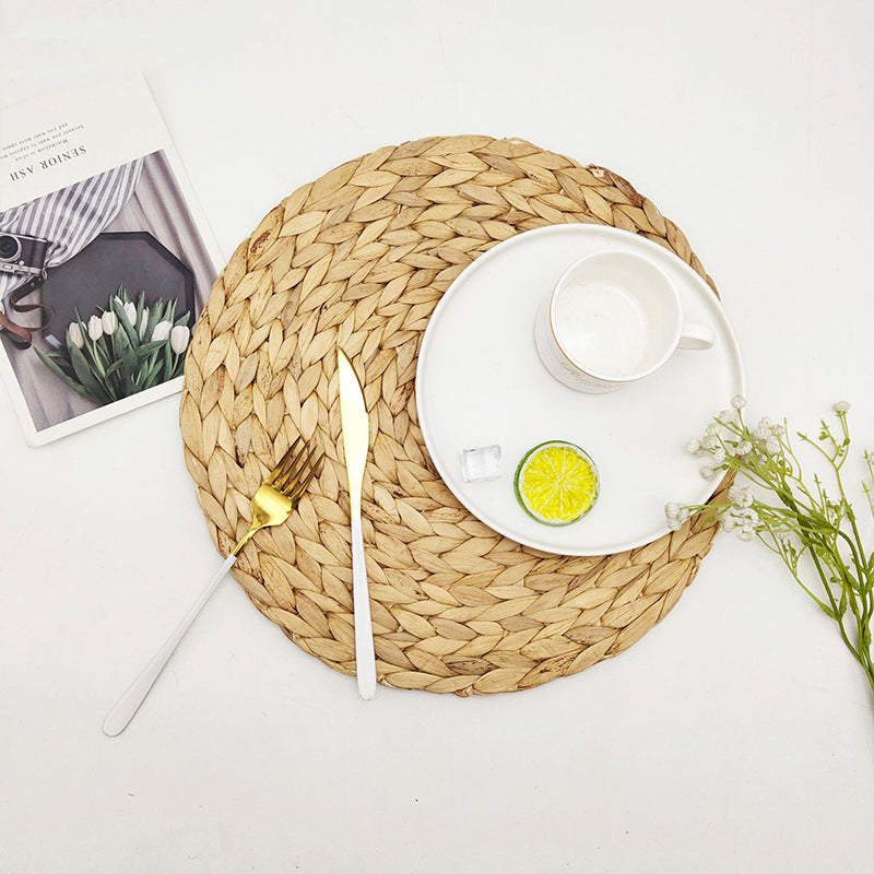 Rustic Round Weaving Coaster Bowlift