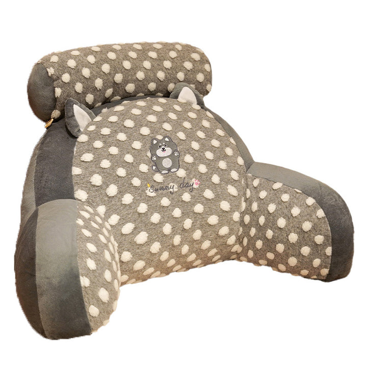 Ergonomic Plush Back Support Cushion Bowlift