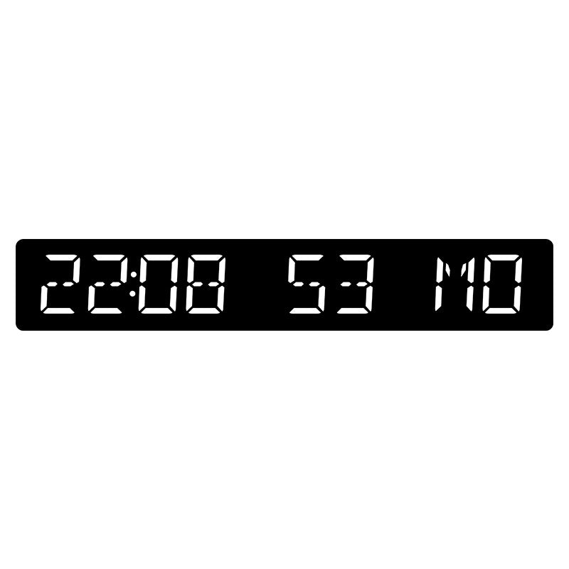 Digital wall clock with large LED display Bowlift