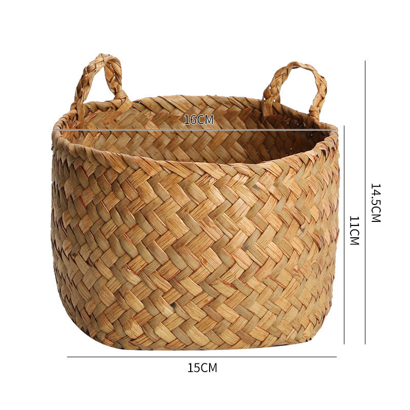 Multi-Functional Handwoven Storage Basket Bowlift