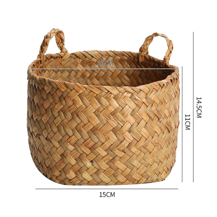 Multi-Functional Handwoven Storage Basket Bowlift