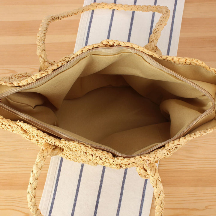 Fashionable Macrame Beach Bag with Artistic Design Bowlift