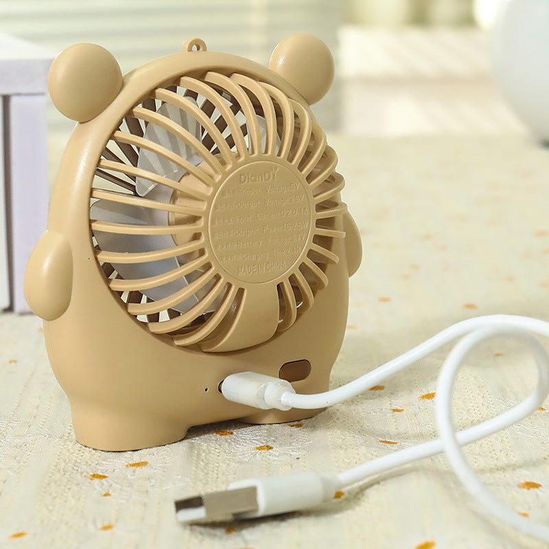Women Portable Mini Hand Fan in Cute Animal Design Bowlift
