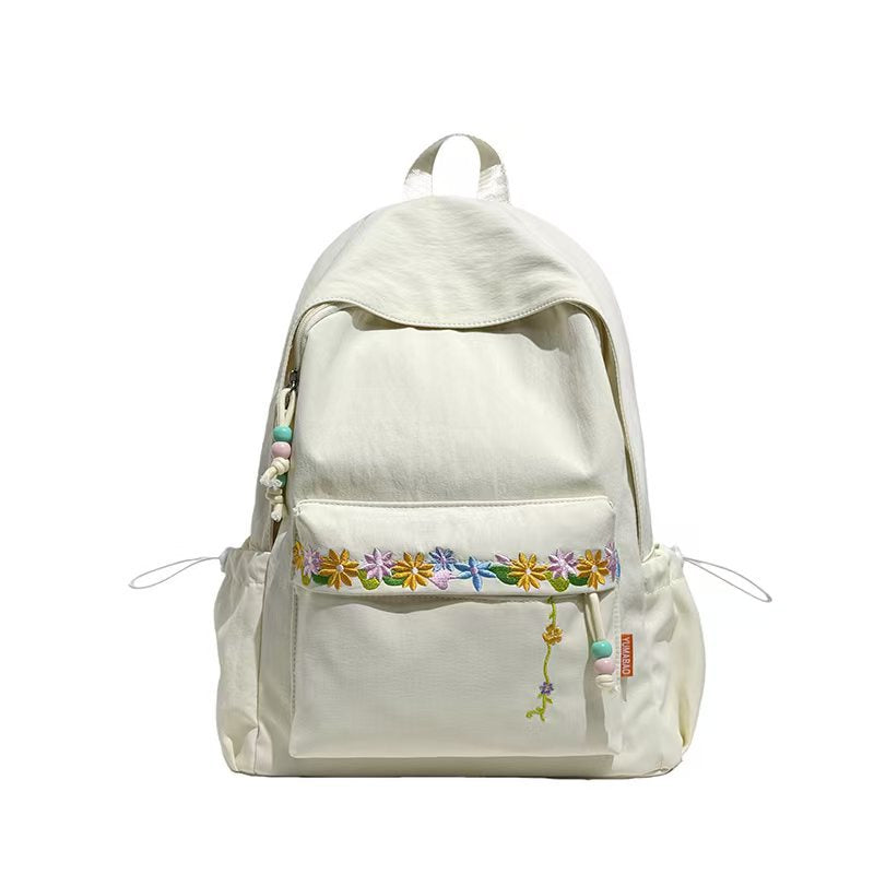 Embroidered Floral Daypack Bowlift