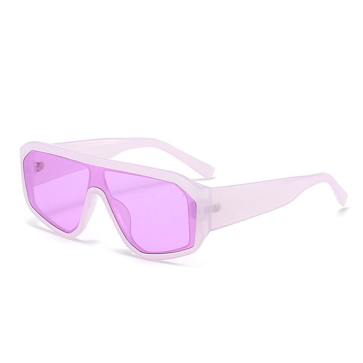 Men's Futuristic Oversized Shield Sunglasses Bowlift