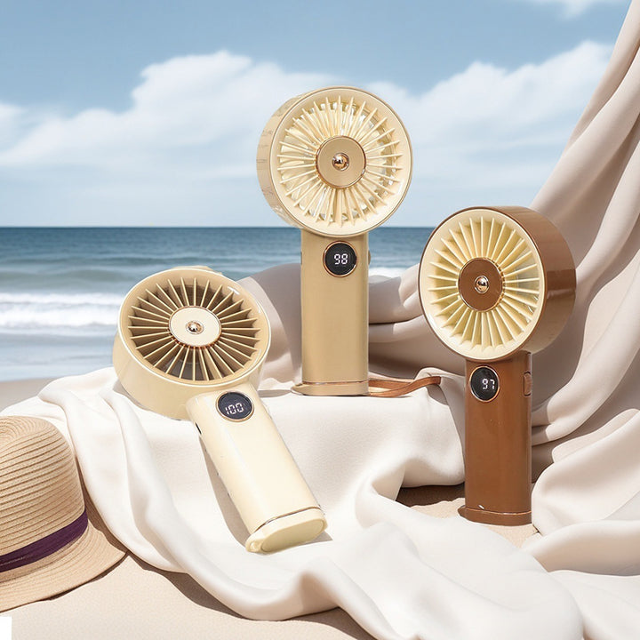 Women's handheld fan with powerful battery Bowlift