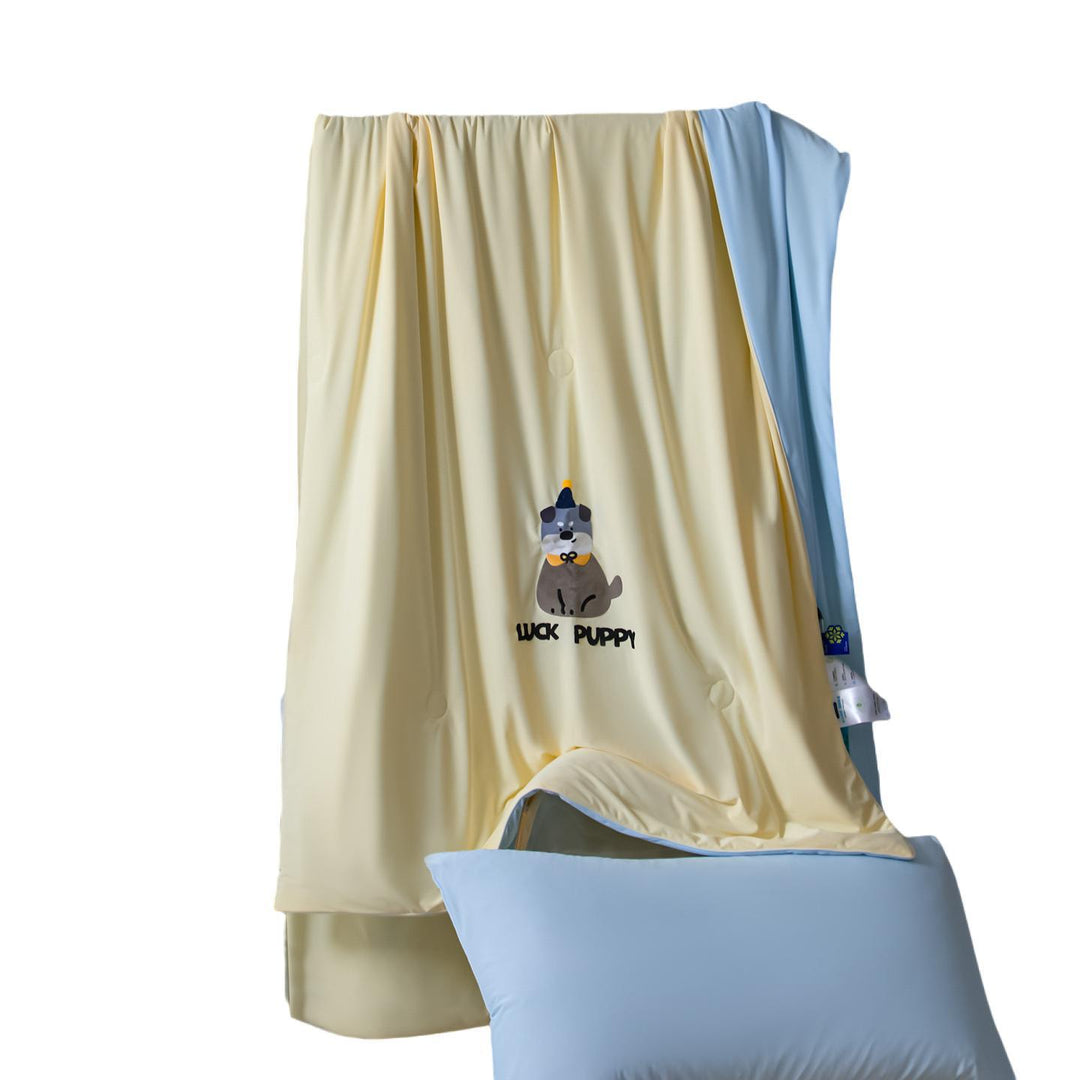 Ladies cozy microfiber blanket with cheerful pattern Bowlift