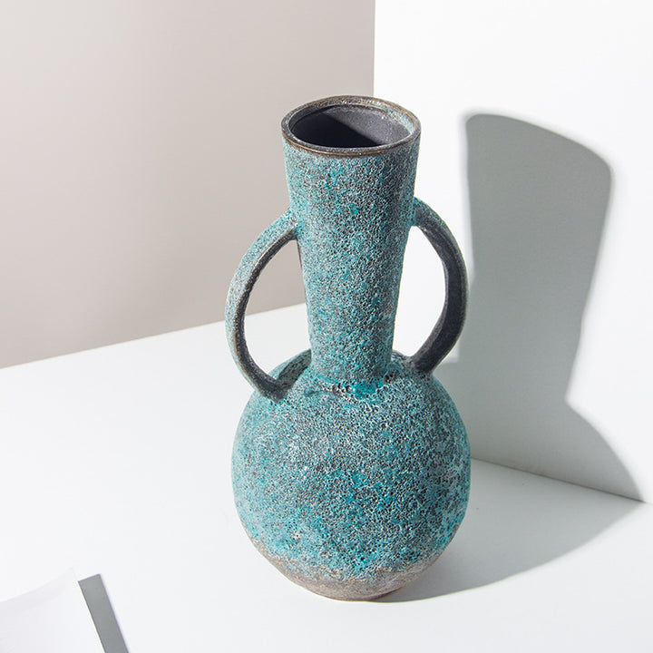 Textured Decorative Ceramic Vase