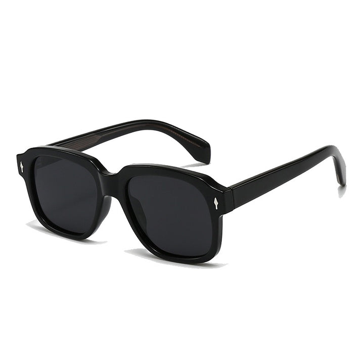 Women Fashionable Square Sunglasses with Transparent Frame and Sturdy Lenses Bowlift