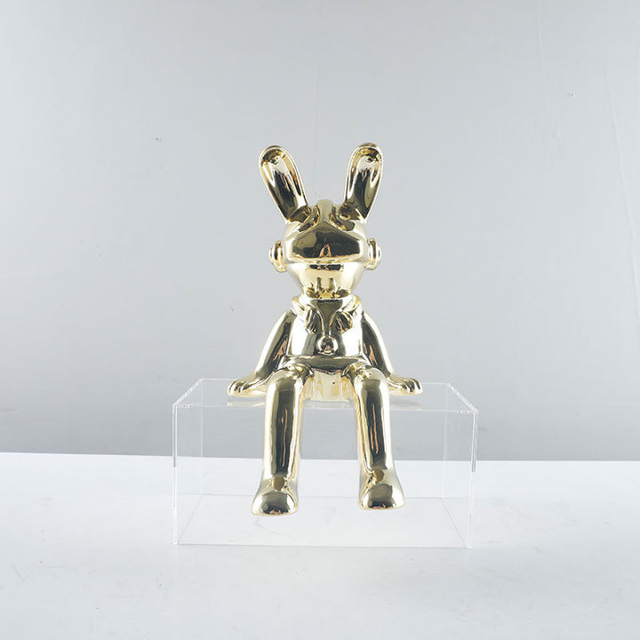 Elegant Decorative Bunny Figurine