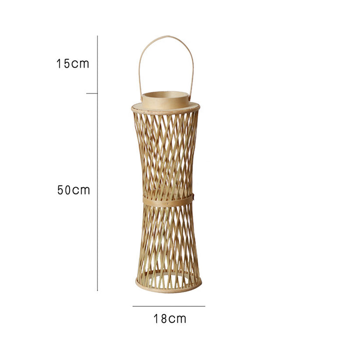 Elegant Lantern made of Rattan Bowlift