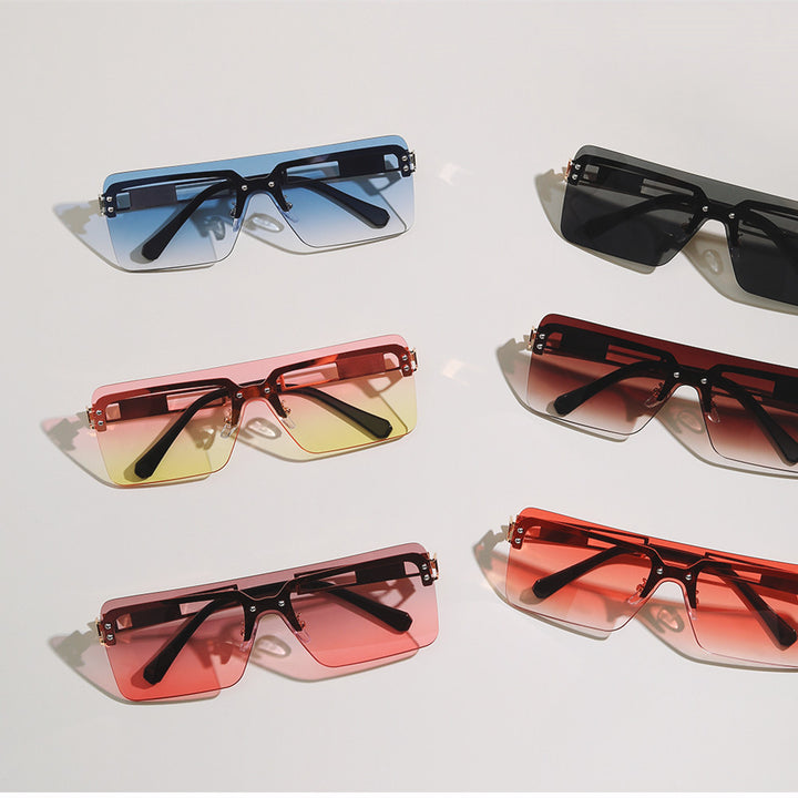 Ladies oversized sunglasses with modern geometric design Bowlift