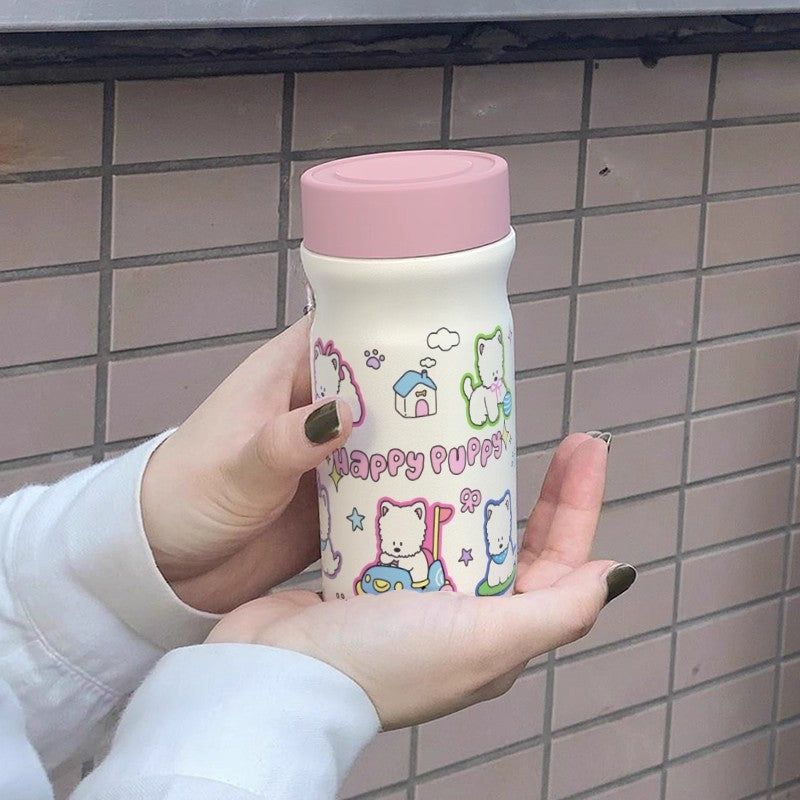 Ladies Insulated Drinking Bottle with Creative Animal Design Bowlift