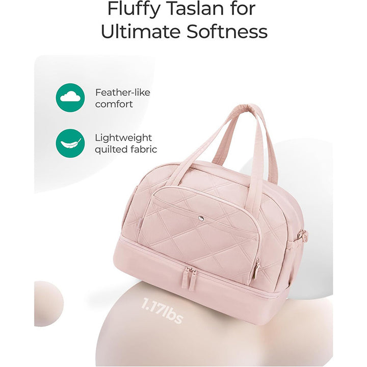 Quilted Multi-Functional Travel Duffle Bag Bowlift