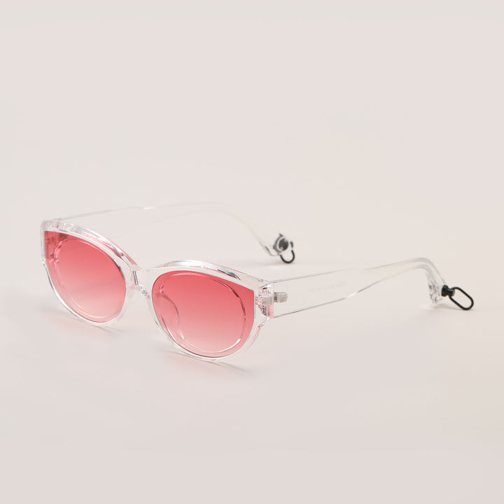 Women's fashionable sunglasses with transparent frame and UV protection Bowlift