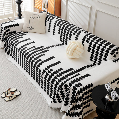 Stylish Geometric Sofa Throw Blanket