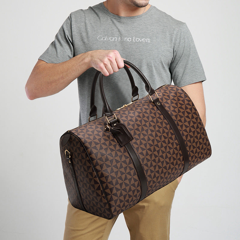 Spacious travel bag with stylish geometric design Bowlift
