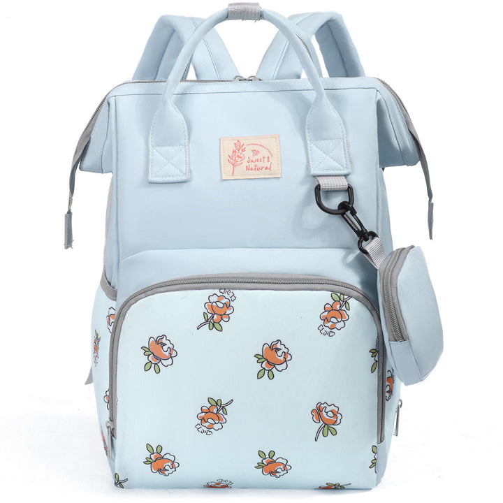 Stylish Floral Pattern Backpack Bowlift