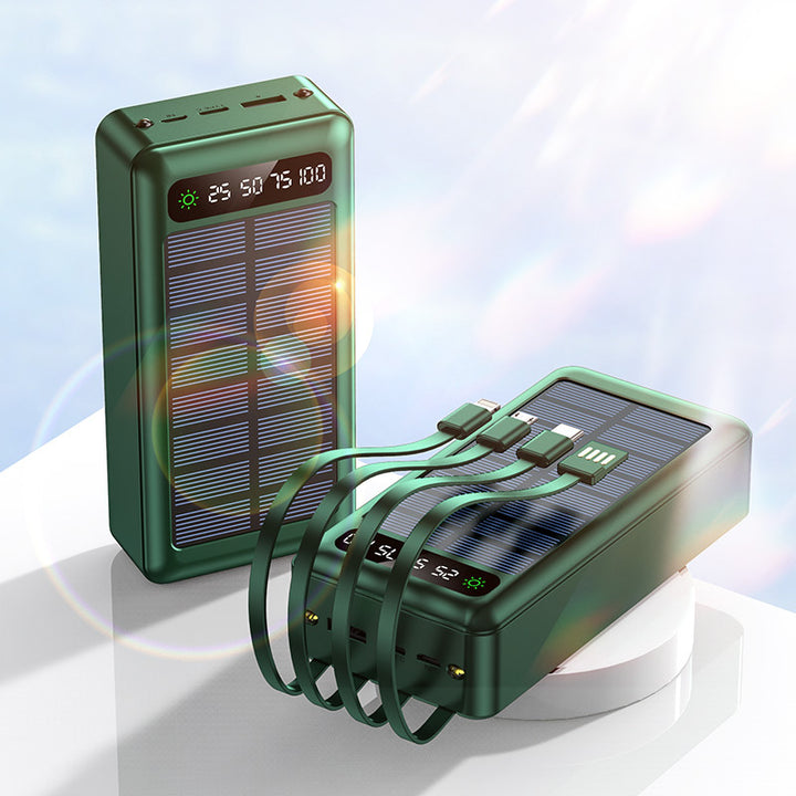 Solar Power Bank with Multiple Fast Charging Function Bowlift
