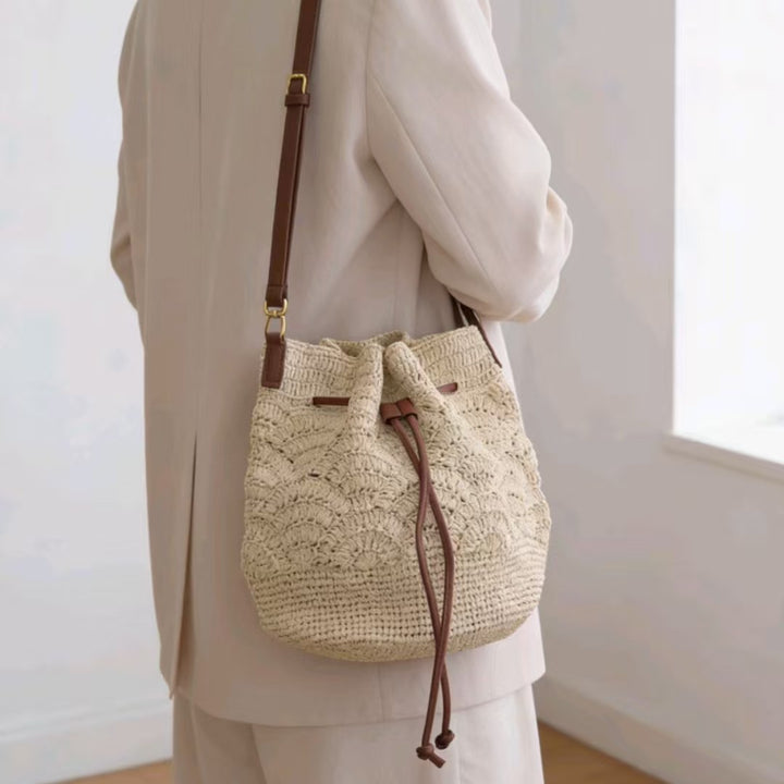 Decorated Macrame Handbag Bowlift