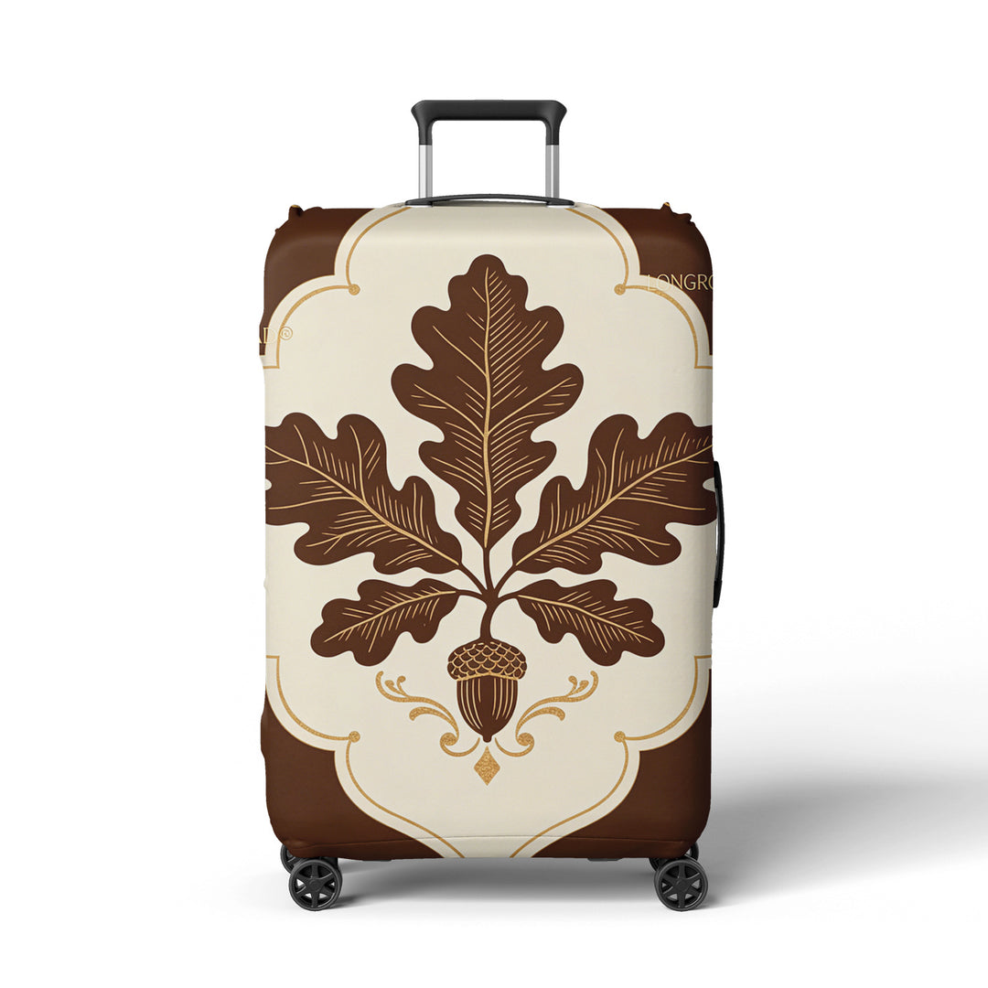 Women’s suitcase cover with floral lavender pattern Bowlift