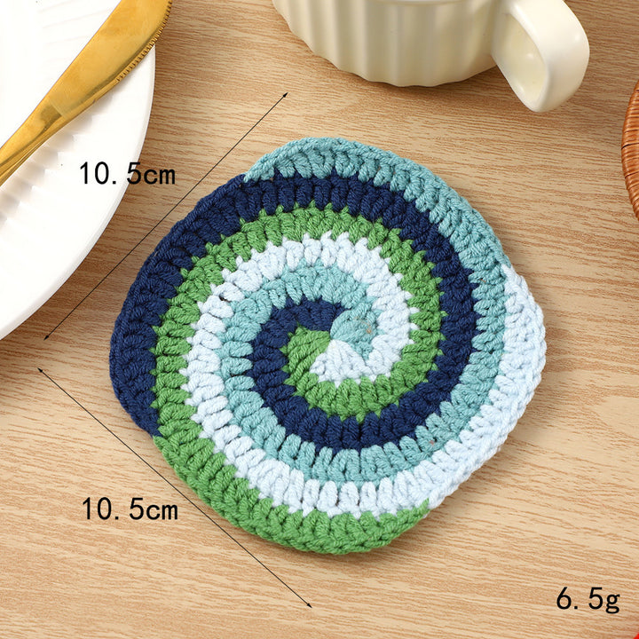 Crochet Spiral Coaster Bowlift