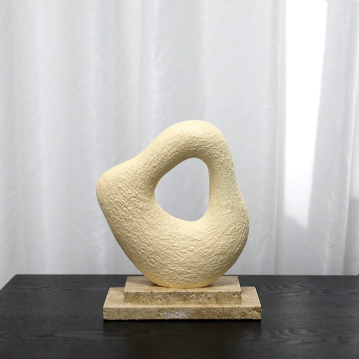 Artistic Textured Centerpiece Sculpture