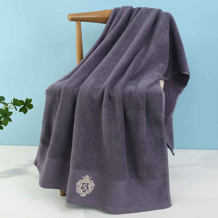Luxurious Terry Bath Towel With Fine Border Bowlift