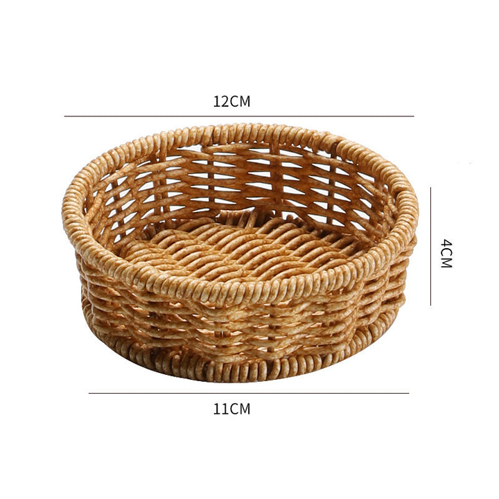 Multi-Sectional Woven Storage Basket Bowlift