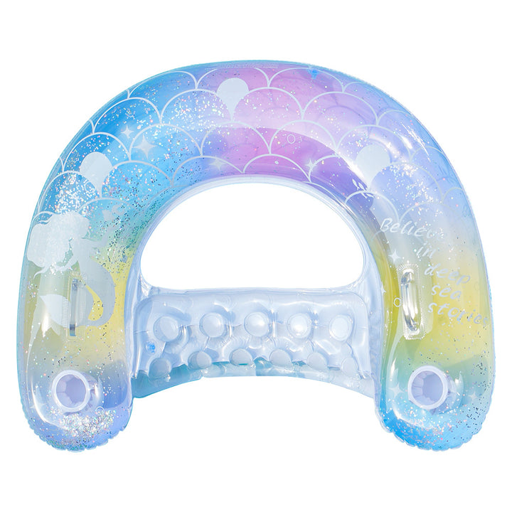 Women Inflatable Water Swimming Ring with Ergonomic Grip Bowlift