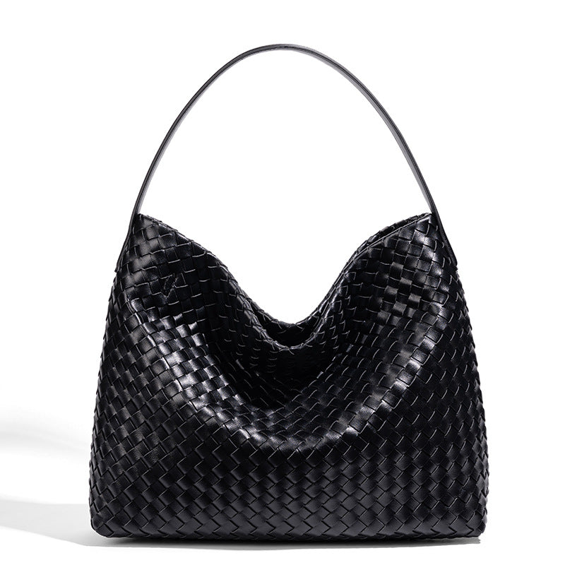 Oversized Woven Hobo Bag Bowlift