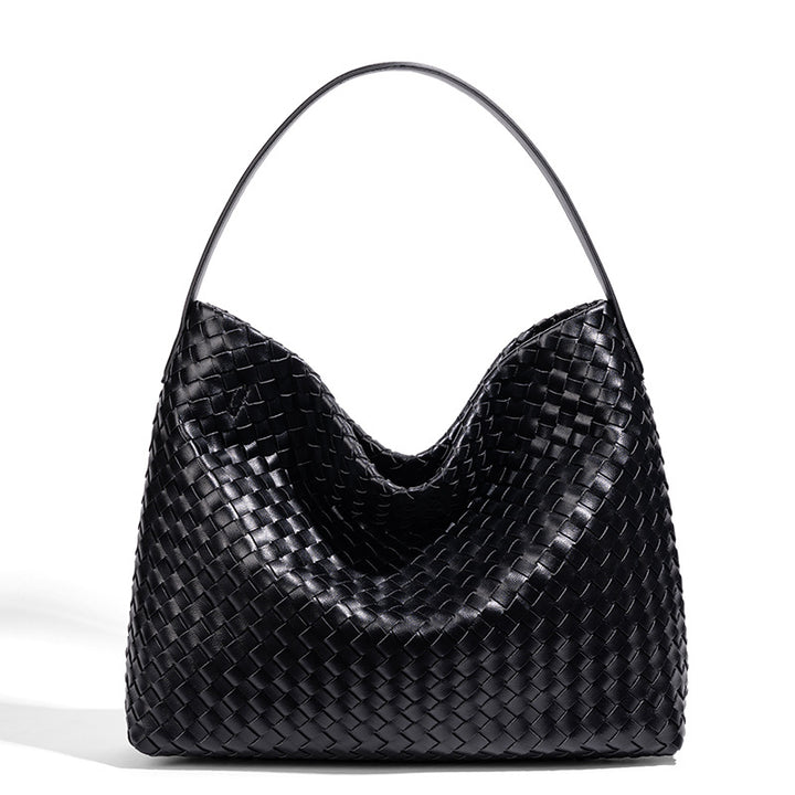 Oversized Woven Hobo Bag Bowlift
