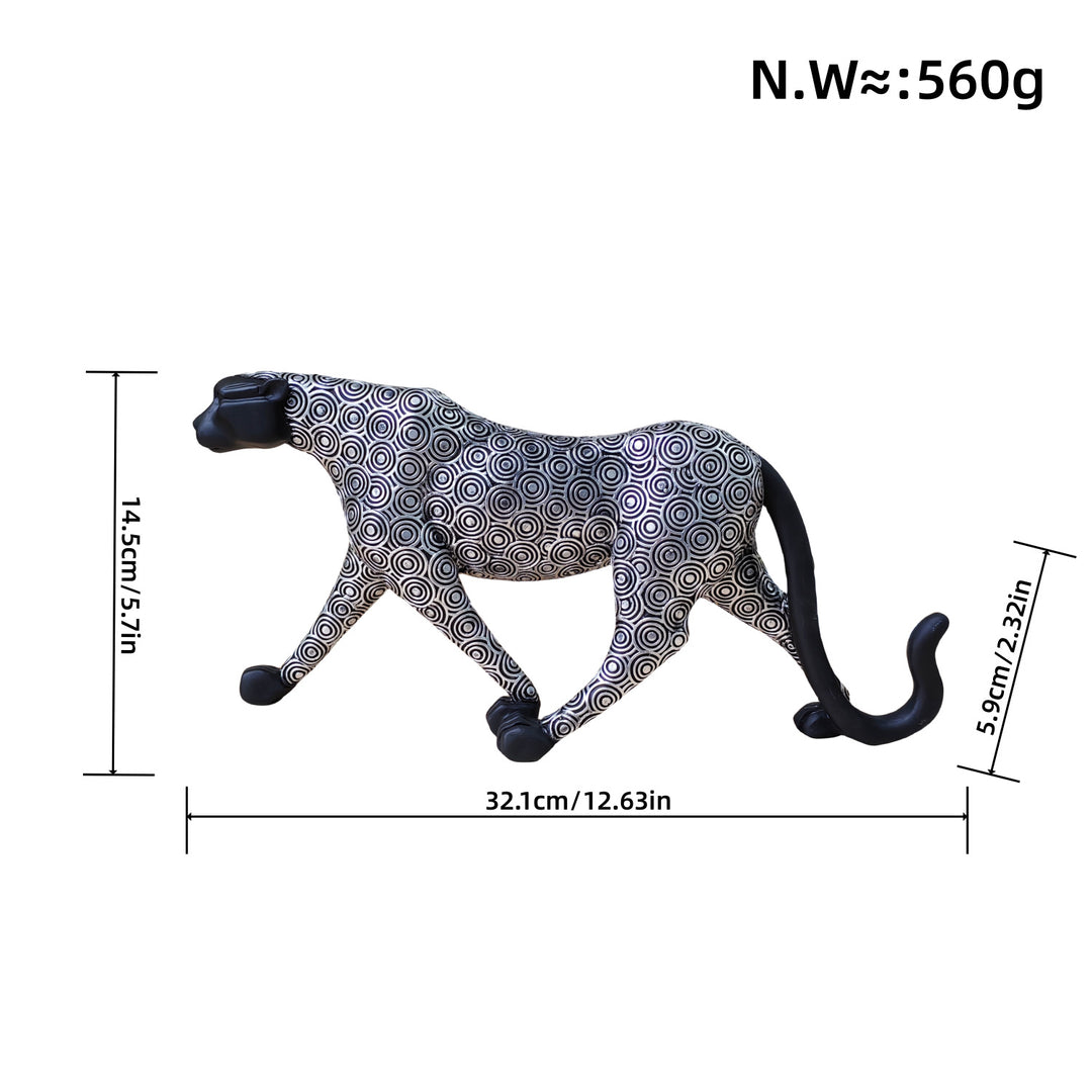 Elegant decorative figure of a panther Bowlift
