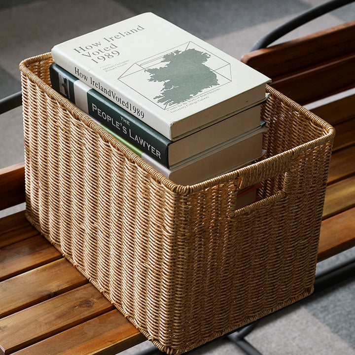 Woven Laundry Storage Hamper Bowlift