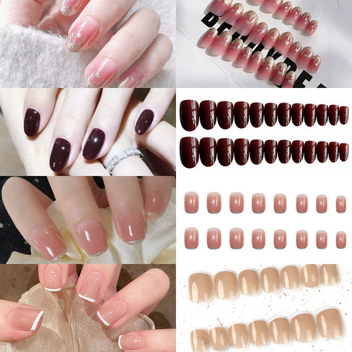 Elegant Glossy Press-On Nail Tips Bowlift