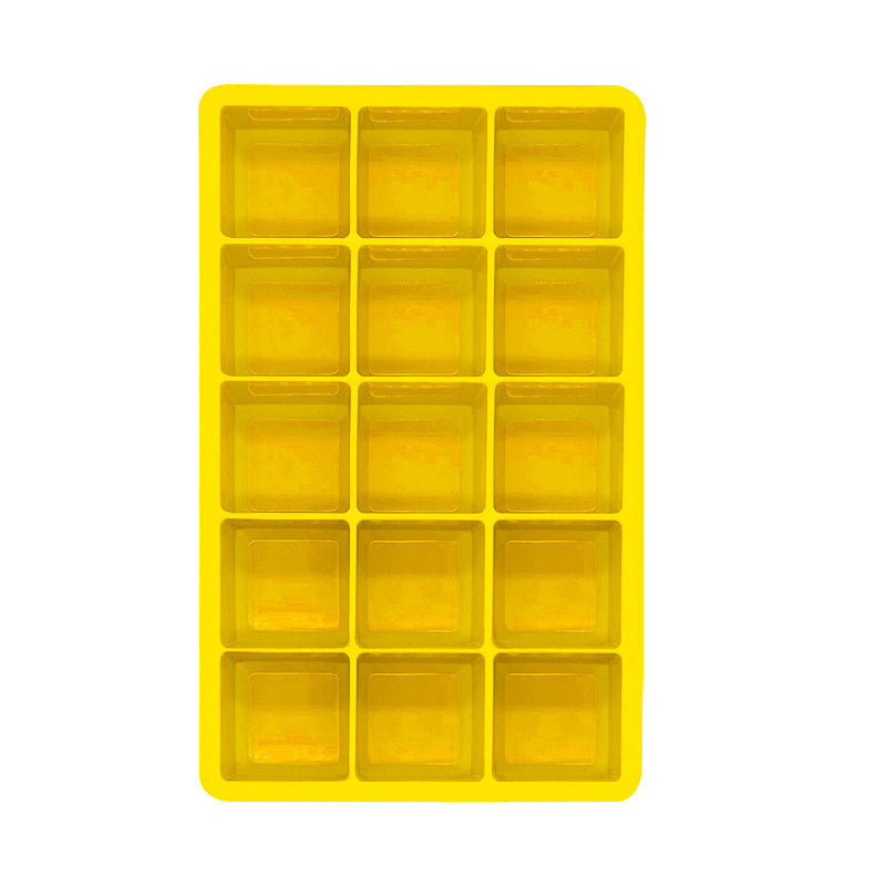 Flexible Silicone Square Ice Cube Tray Multi-Cavity Freezer Mold Bowlift